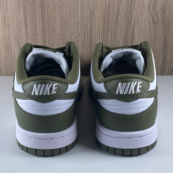 Nike Dunk Low White / Medium Olive DD1503-120 Women’s Size 5 - Picture 5 of 11